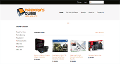 Desktop Screenshot of pandorascube.com